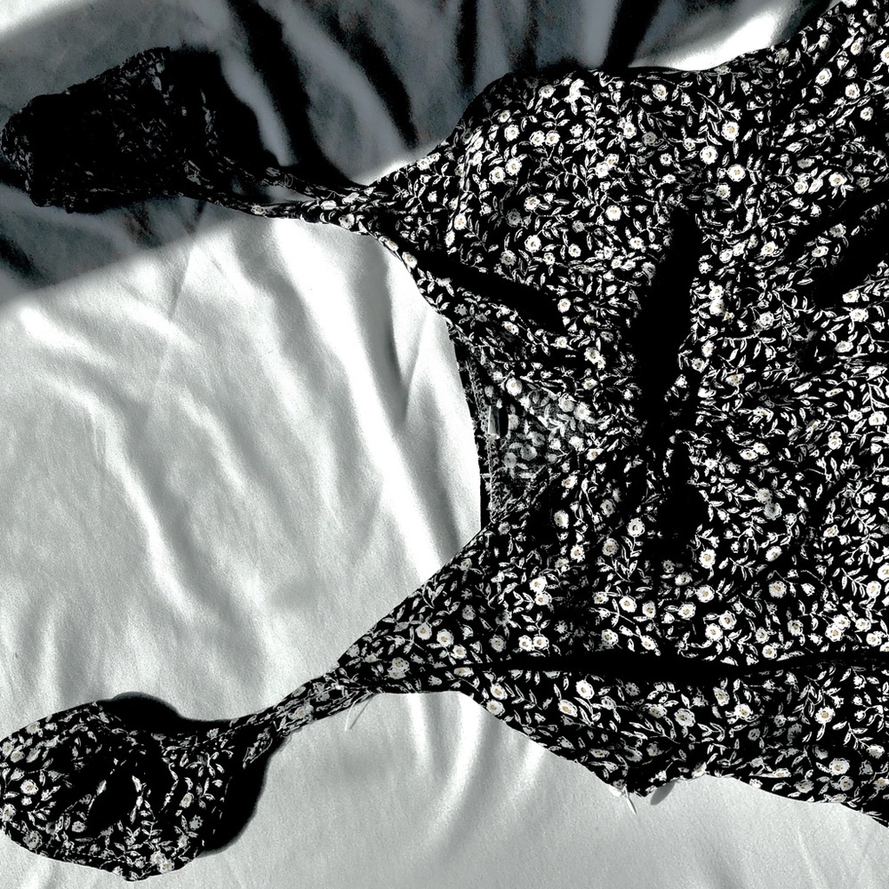 floral flows mini dress